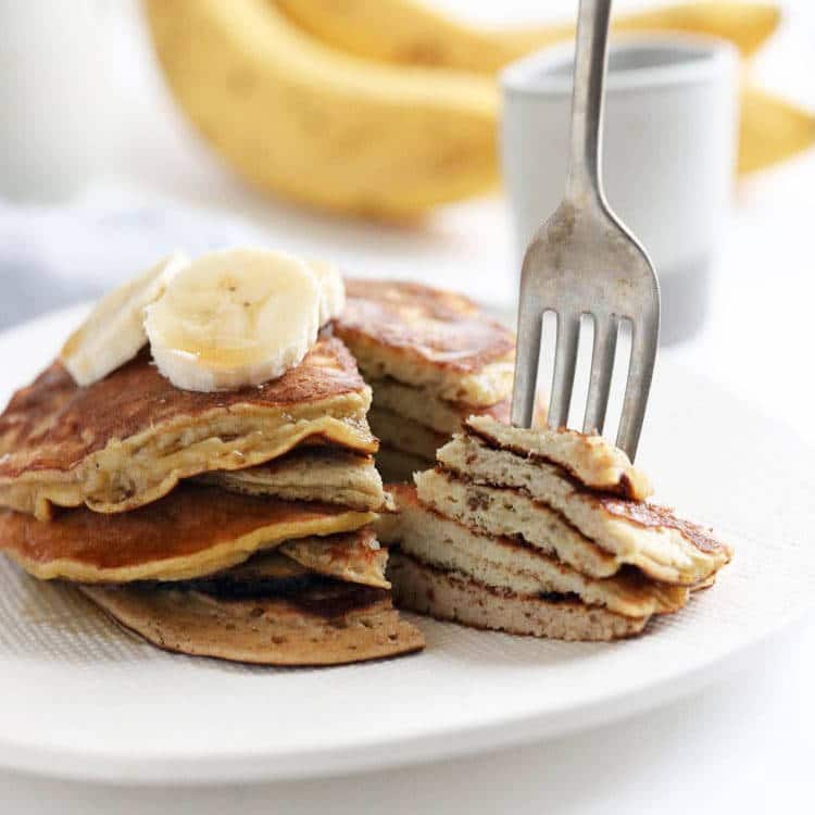 Egg & banana pankake macros